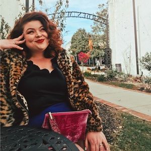 Vintage Faux Fur Cheetah Leopard Plush Teddy Jacket XL